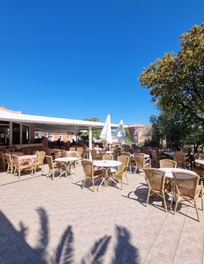 La terrasse du restaurant Maristella