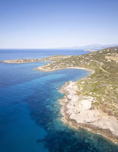 Vue arienne d'Algajola