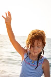 Enfant Baignade à Algajola
