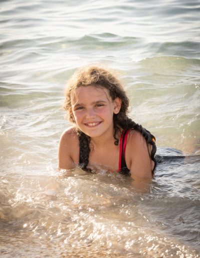 Enfant Baignade à Algajola