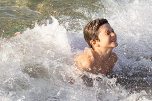 Baignade à Algajola