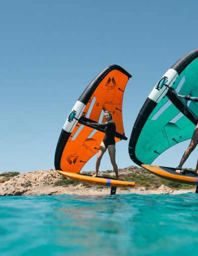 Apprendre le wingfoil à Algajola