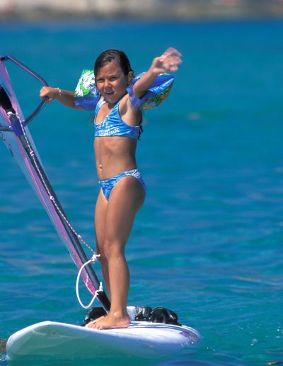 Apprendre la planche à voile à Algajola